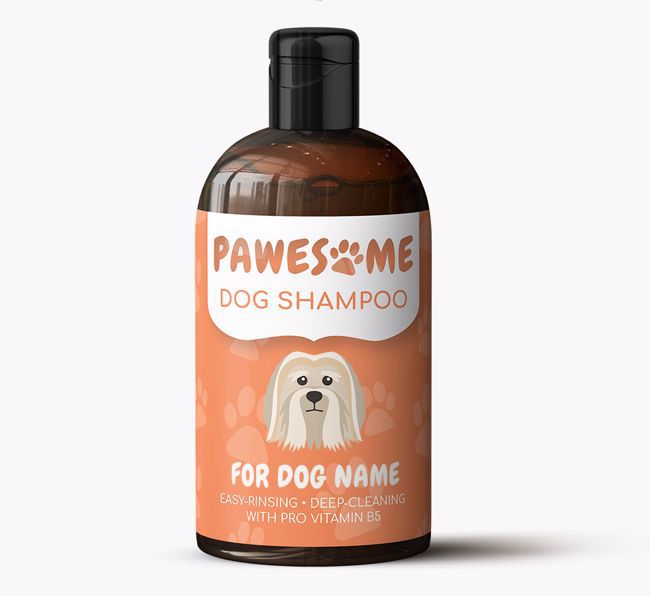 Personalised Dog Shampoo 'Pawesome' for {dogsName}